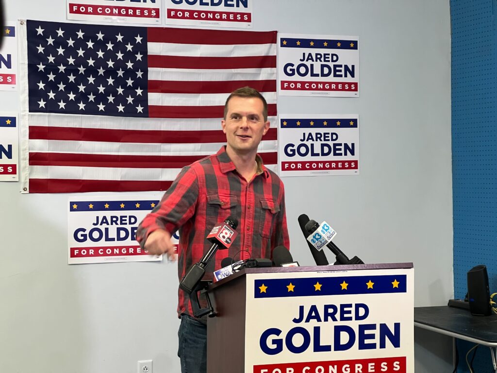 Maine’s key congressional race appears headed for recount as Golden