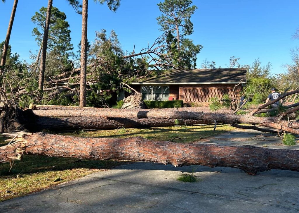 Reeling from Helene damage, county residents get help from good