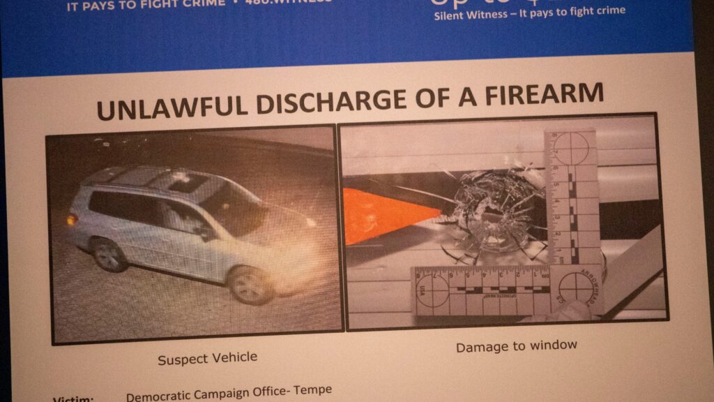 Phoenix man charged with shooting Democratic office had 250,000 rounds