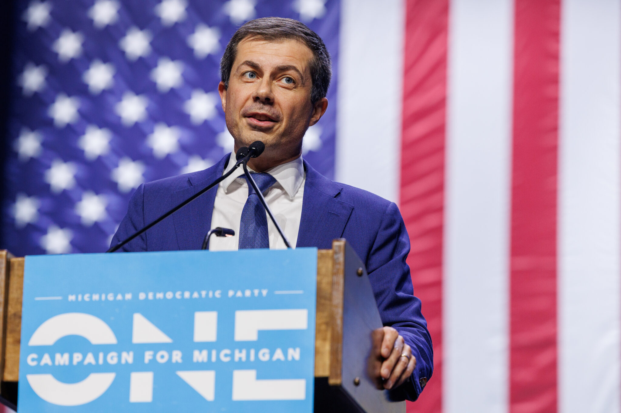 Michigan Democrats watch races for White House and Senate