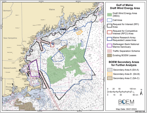 Proposed offshore wind map protects a key Maine lobster fishing ground Gov. Mills, congressional delegation want vital fishing area free of offshore wind development