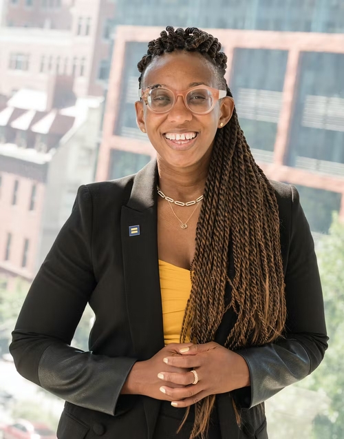 North Carolina cities and towns score high in LGBTQ equality, despite state laws A photo of Kelley Robinson
