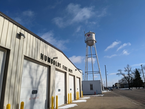 State hopes $1.7M telemedicine program will boost rural ambulance service The Humbolt Fire Department, as seen on Nov. 18, 2022. (John Hult/South Dakota Searchlight)