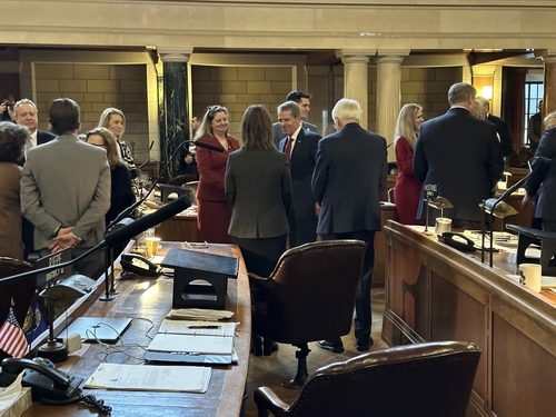 Pillen touts his tax cut and education initiatives in State of the State speech Pillen touts his tax cut and education initiatives in State of the State speech