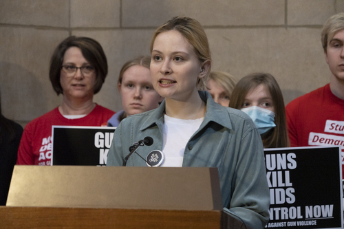 Nebraska students demand more gun reform five years after national school walkouts Nebraska students demand more gun reform five years after national school walkouts