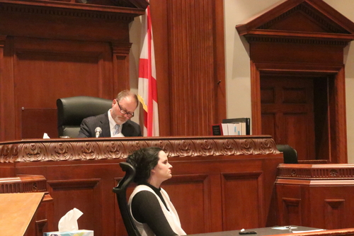 In Alabama veterans courts, a focus on rehabilitation, not punishment Calhoun County Circuit Court Judge Tim Burgess completes paperwork during a hearing for veterans treatment court. He said he supports the program because it gives veterans the chance to go through treatment and get assistance.