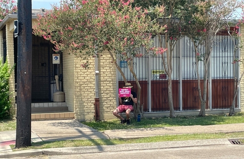 Louisiana set to ban abortion after Supreme Court ruling An abortion right supporter sits outside a New Orleans clinic