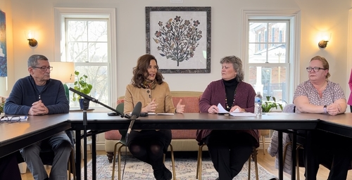 Whitmer talks inflation, pension tax and education with residents before State of the State speech Whitmer talks inflation, pension tax and education with residents before State of the State speech