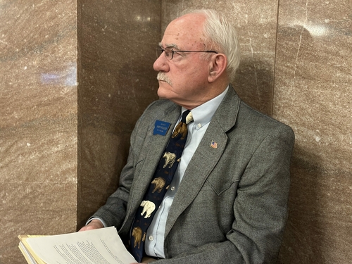 Opponents of Montana transgender bill say it could cripple health care, lead to more suicides Sen. John Fuller, R-Kalispell, prepares to open testimony at the Senate Judiciary Committee on his Senate Bill 99 on Friday, Jan. 27, 2023.