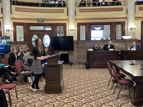 Opponents of Montana transgender bill say it could cripple health care, lead to more suicides Rep. Zooey Zephyr, D-Missoula, testifies in opposition to Senate Bill 99 on Friday, Jan. 27, 2023.