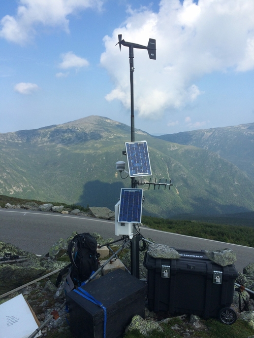 In the White Mountains, a network of remote weather stations gives inklings of the future Mount Washington weather forecasting