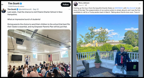 New Hampshire primary: Yard signs out. Social media in. Future? Up for debate. New Hampshire primary: Yard signs out. Social media in. Future? Up for debate.