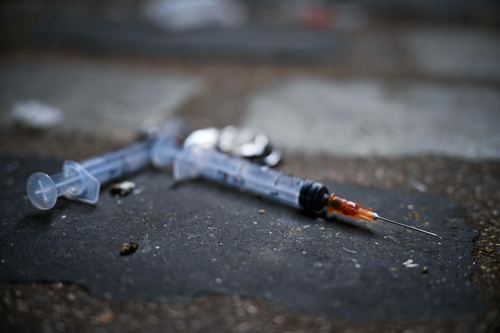 Vending machines with Narcan, fentanyl testing strips could come to Milwaukee Needles are seen littering the pavement in a lane near to a Safe Consumption van set up by Peter Krykant on September 25, 2020 in Glasgow, Scotland. Peter a recovering heroin addict and former drugs worker, has set up the drug consumption van where addicts can inject safely and take drugs under supervision. (Photo by Jeff J Mitchell/Getty Images)