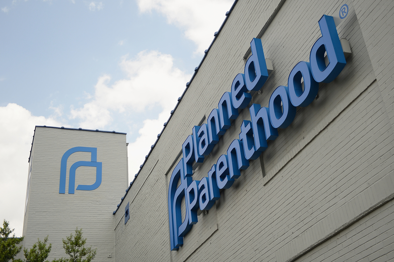 The exterior of a Planned Parenthood Reproductive Health Services Center. (Photo by Michael B. Thomas/Getty Images)