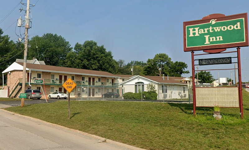 The Hartwood Inn on Gilbert Street in Charles City has been operating for one year without a license, despite dozens of health and safety violations. (Photo via the Iowa Capital Dispatch) The Hartwood Inn on Gilbert Street in Charles City has been operating for one year without a license, despite dozens of health and safety violations. (Photo via the Iowa Capital Dispatch)