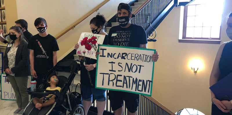 Recovery advocates unveil bills to invest in treatment, end incarceration of Mainers who use drugs Recovery advocates unveil bills to invest in treatment, end incarceration of Mainers who use drugs