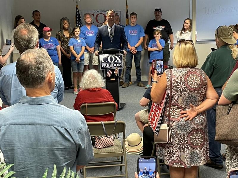Political notes: New ads, a new designation for Dan Cox, new gigs for Dereck Davis and Sheila McDonald, and more Political notes: New ads, a new designation for Dan Cox, new gigs for Dereck Davis and Sheila McDonald, and more