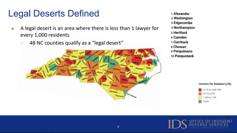 Eight new public defender districts funded in the budget — but legal deserts remain Eight new public defender districts funded in the budget — but legal deserts remain
