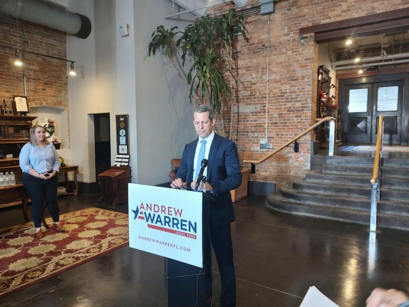 Suspended prosecutor Andrew Warren closer to running for his former job in Hillsborough Suspended prosecutor Andrew Warren closer to running for his former job in Hillsborough