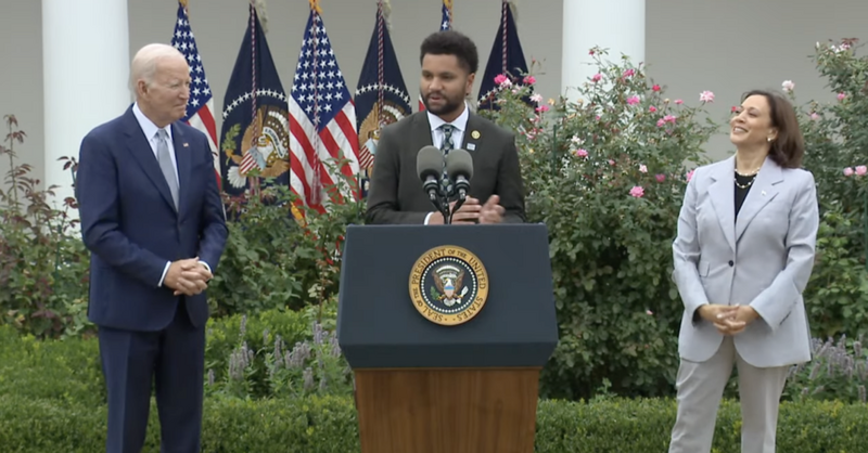 Maxwell Frost joins President Biden at WH announcement on Office of Gun Violence Prevention Maxwell Frost joins President Biden at WH announcement on Office of Gun Violence Prevention