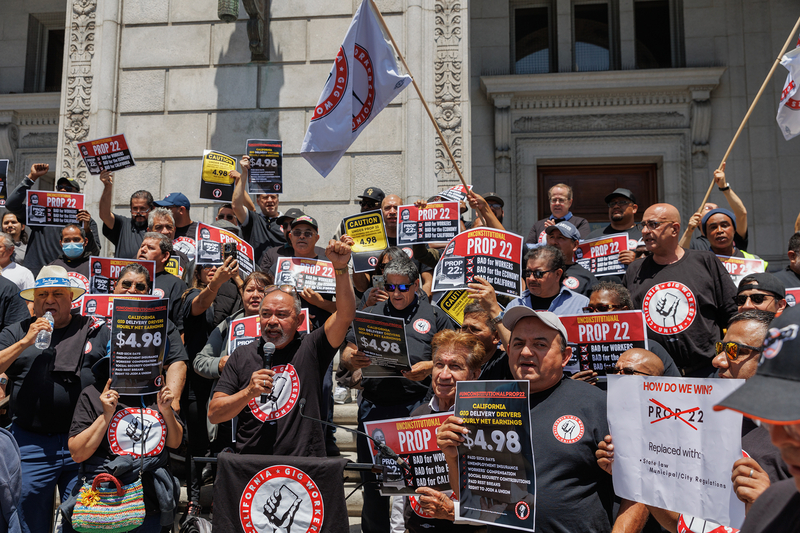 California Supreme Court appears hesitant to overrule voters on gig