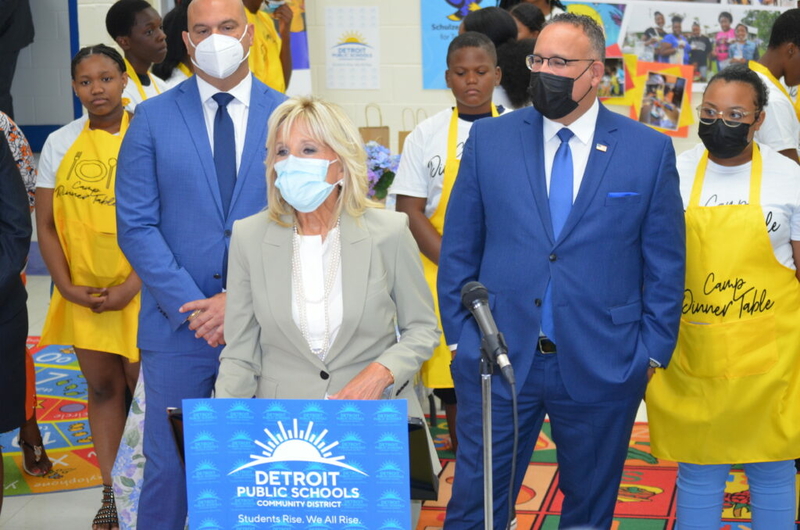 Jill Biden during Detroit school visit: âSee how far weâve come since March two years agoâ Jill Biden during Detroit school visit: âSee how far weâve come since March two years agoâ