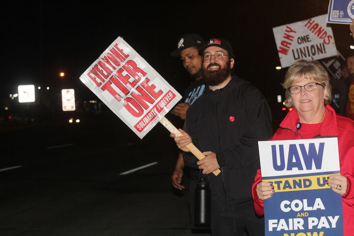 Rick Haglund: Decline of wages, jobs and Detroit Three market share fuel UAW strike Rick Haglund: Decline of wages, jobs and Detroit Three market share fuel UAW strike
