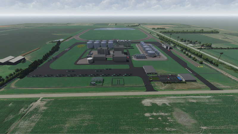 Construction begins on state’s largest soybean processing facility A conceptual rendering of the future High Plains Processing soybean plant near Mitchell. (Courtesy of High Plains Processing)
