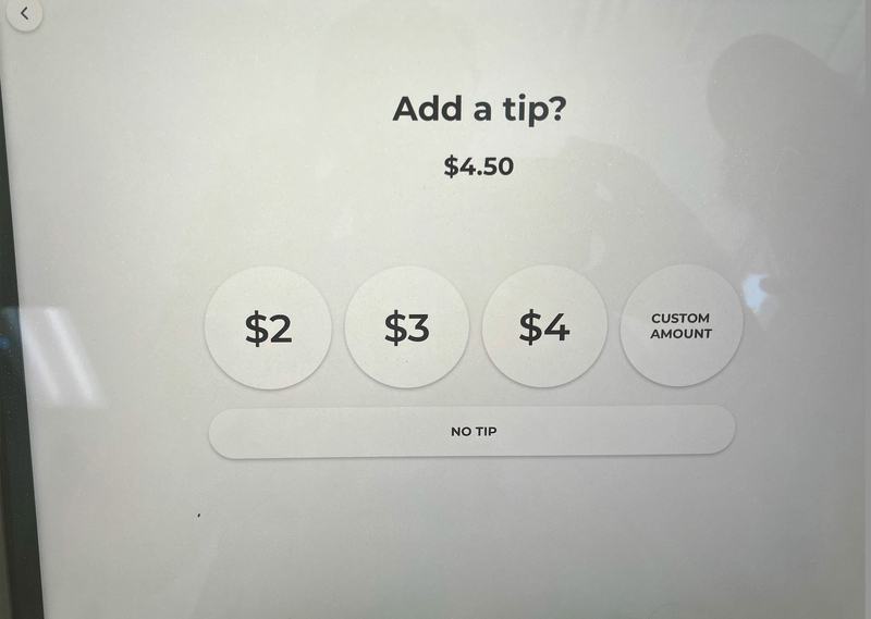 Do we really need to tip 44% for a cookie? Do we really need to tip 44% for a cookie?