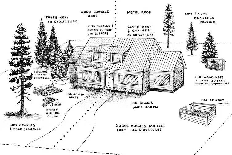 Living with wildfire: How to protect more homes as fire risk rises in a warming climate Living with wildfire: How to protect more homes as fire risk rises in a warming climate
