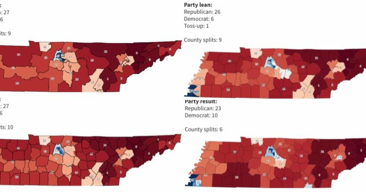Visual Analysis Potential Scenarios For Tennessee S New State Senate Untitled Drawing 1 E17015437025541701701960